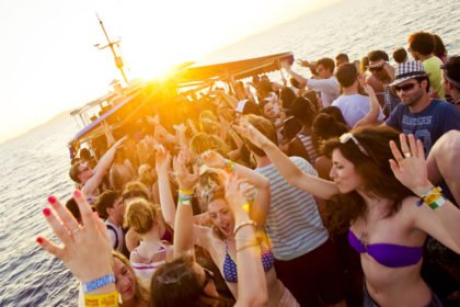 Fiestas privada en un barco